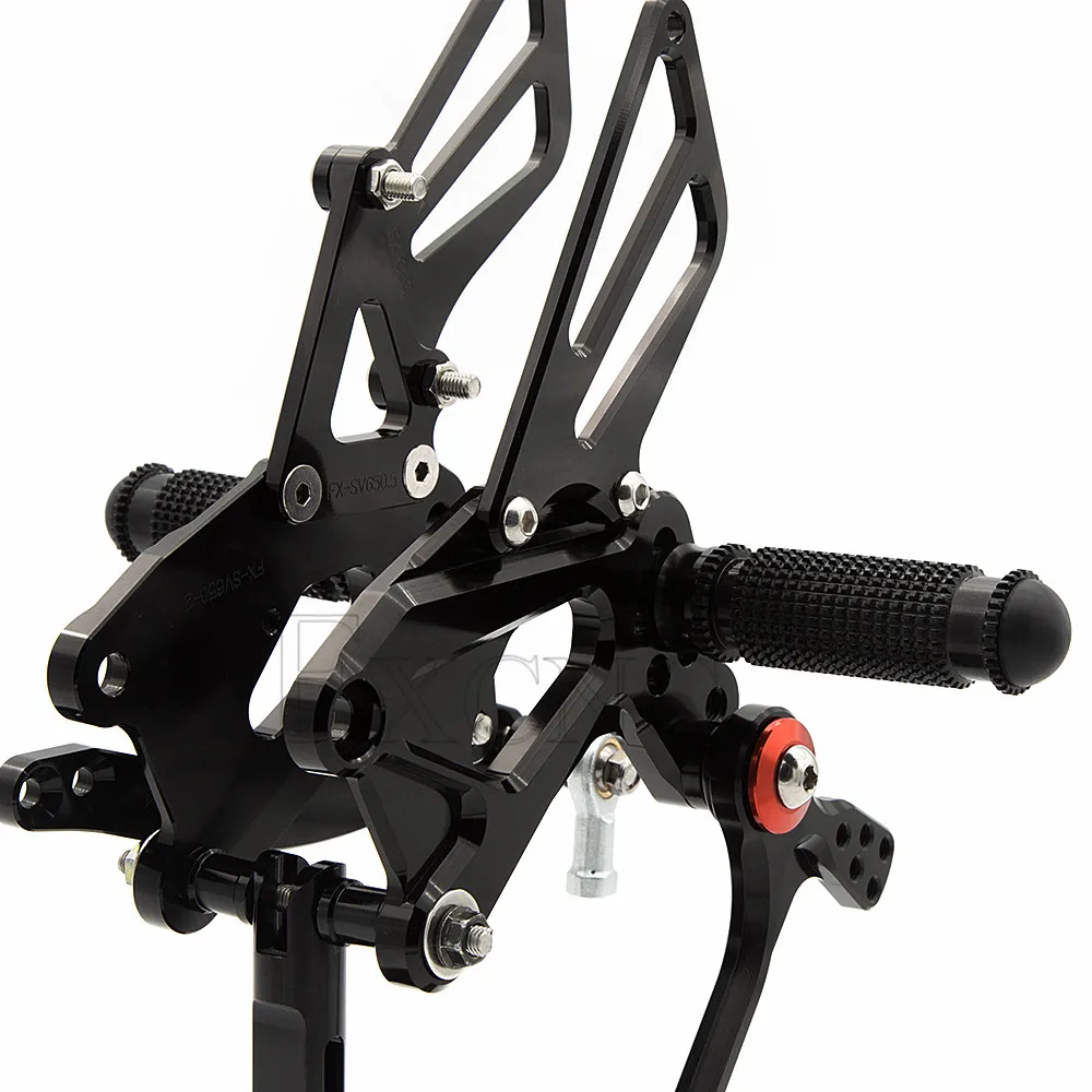 Для Suzuki SV650/SV650S SV 650- мотоцикл подножки Алюминий Rearset сзади набор подножек подставки для ног