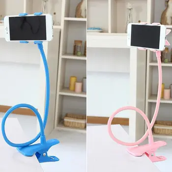 

Flexible 360 Rotation Clip Mobile Cell Phone Holder Lazy Bed Desktop Bracket Mount Stand Phone Clip Holder