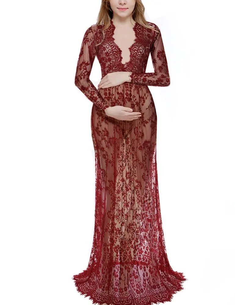 Vestido платье на завязках для беременных реквизит для фотосессии Одежда для беременных женщин макси необычная Съемка фото беременность платье
