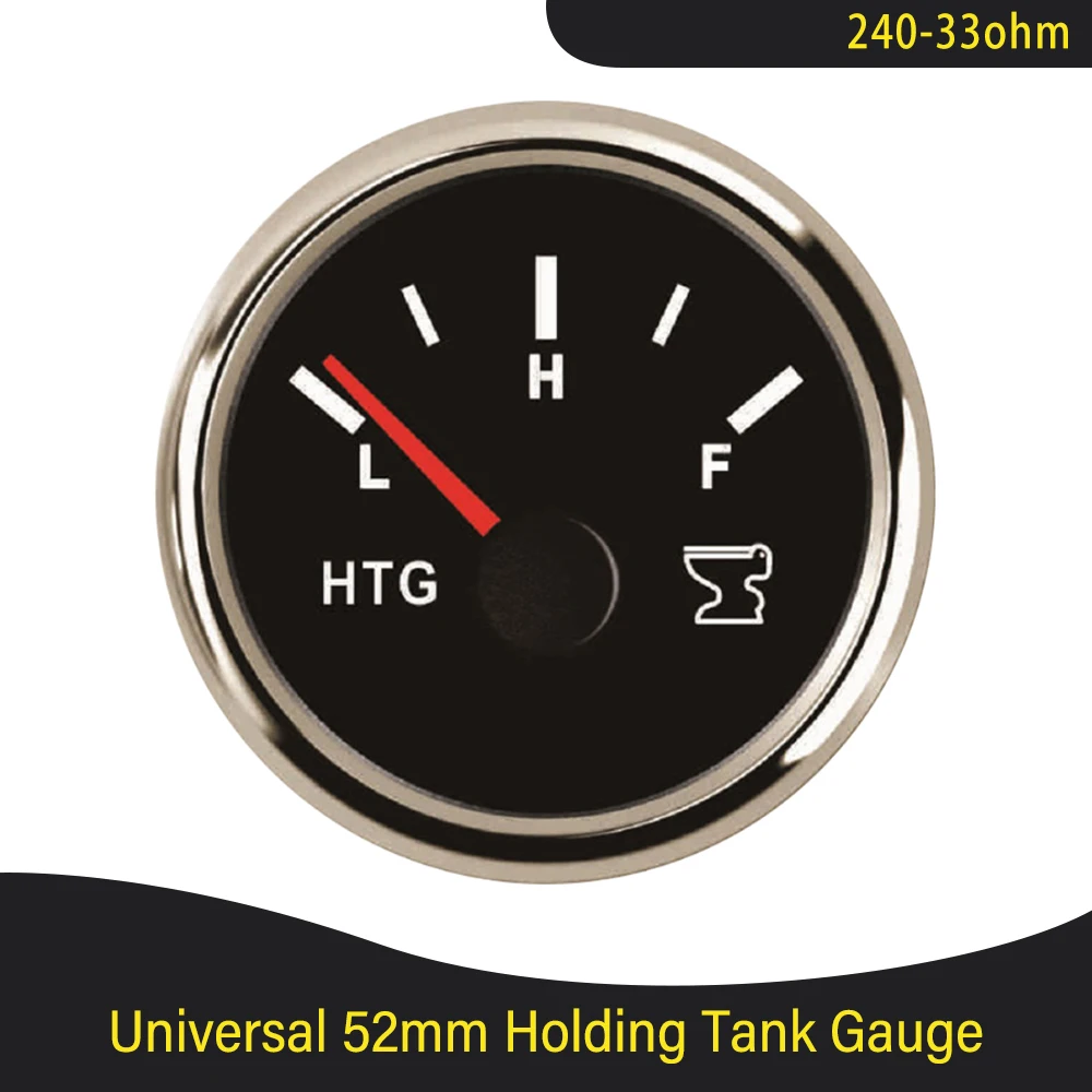 52mm 0 190ohm 240 33ohm Marine Auto Holding Tank Level Gauge Sewage