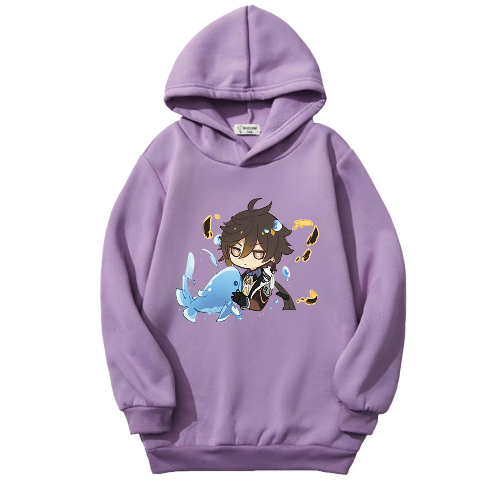 best hoodie for boy Genshin Impact Kids Clothes Boy Hot Game Zhong Li Print Kawaii Hoodie Sweatshirts for Girls Anime Harajuku Wram Children Outwear best hoodie for teenage girl Hoodies & Sweatshirts