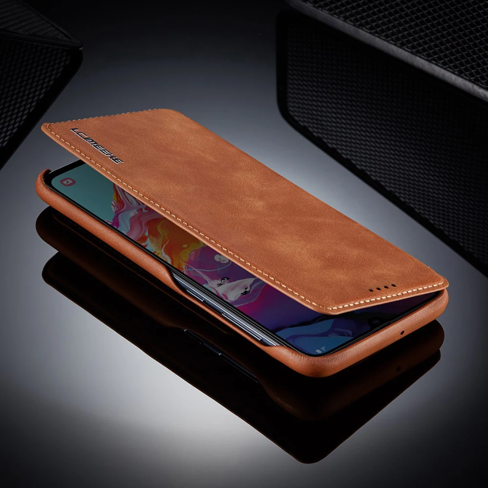 Магнитный кожаный чехол для samsung Примечание 10 Pro Note 9 8 S10 Чехол-бумажник чехол для телефона для samsung Galaxy A50 A40 A70 A20 A30 A20E