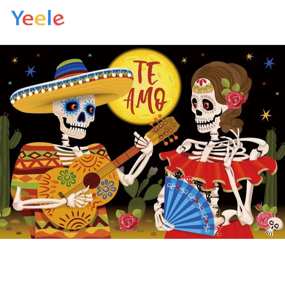 Вечерние фоны для студийной фотосъемки Yeele Day of the Dead soul Miss | Электроника