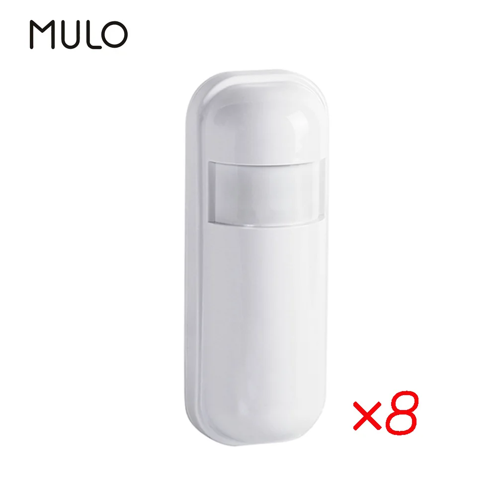 MULO PIR Infrared Motion Sensor Wireless Detector Movement 433MHz for Security Burglar Alarm System wireless keypad alarm system Alarms & Sensors