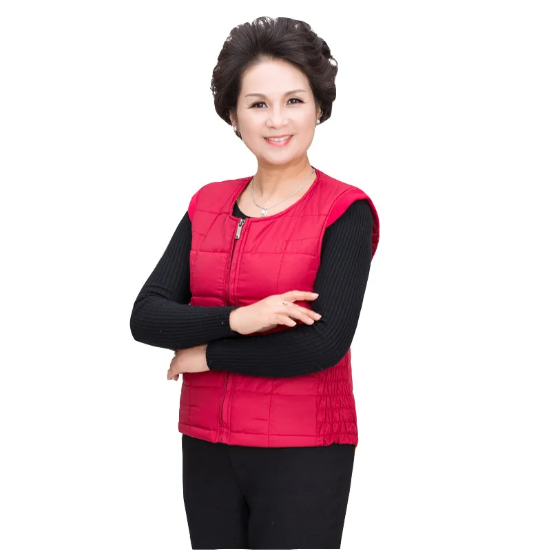 

ZYNNEVA Winter Heated Vest Mother Father Heating Coat Middle - aged And Old Clothes Men Women Vibration Massage Jacket GC1154