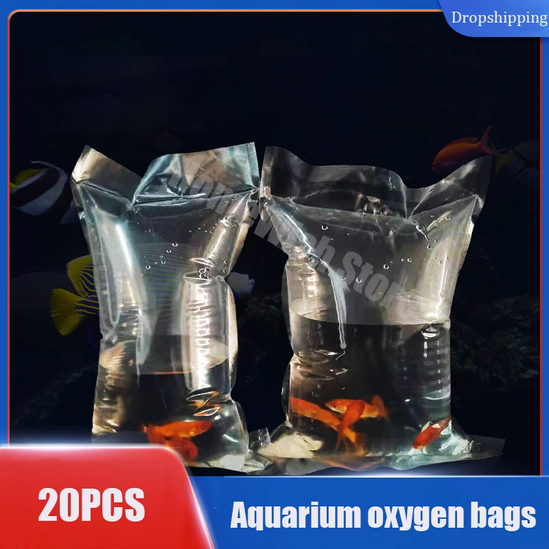 20PCS Aquarium Breathing Bags Breathing Bags Transport Packing Bag Fish  Shrimp Aquarium Fish Delivery Inflatable Bag - AliExpress