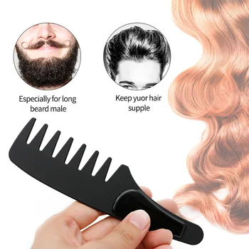 

Men Comb Tool Stainless Steel Beard Care Comb Mini Anti-static Small Pocket Portable Gentle For Skin Rugged Durable G0114