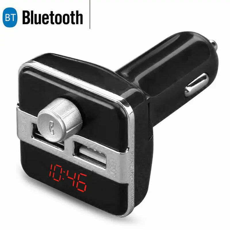 Bluetooth 4,2 беспроводной автомобильный fm-передатчик MP3 плеер 2 USB зарядное устройство комплект