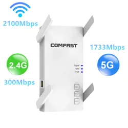 5 ghz wifi repetidor sem fio wi fi extensor 2100mbps wi fi amplificador 802.11ac de longa distância wi fi impulsionador sinal 2.4g wi fi