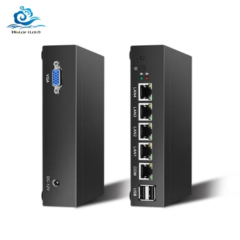 

Mini PC 4 LAN Router Firewall CeleronJ1800 Celeron J1900 Quad Core pfsense Linux Industrial PC VPN Windows 7 Computer