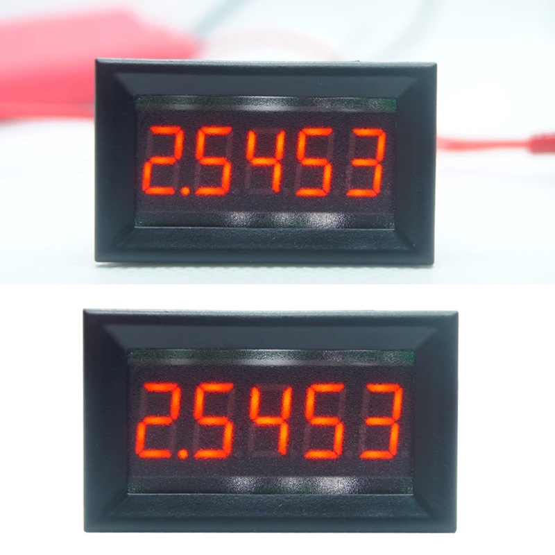 

OOTDTY DC 0-50.000mA(50mA) Digital Ammeter 5-digits Bit Current Meter Panel Guage 0.36" 63HF