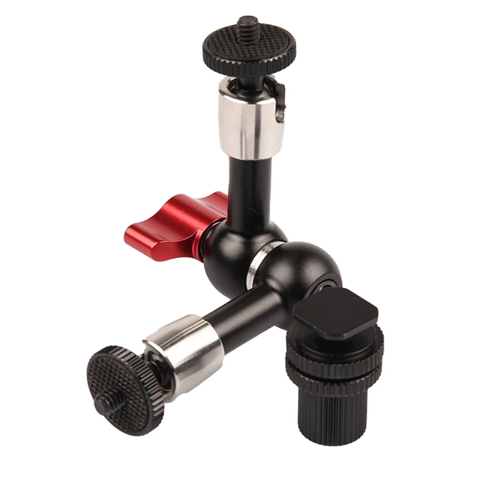 

7/11inch Adjustable Articulating Friction Magic Arm Large Clamp Compatible with DSLR Camera Rig LED Lights Flash Light L
