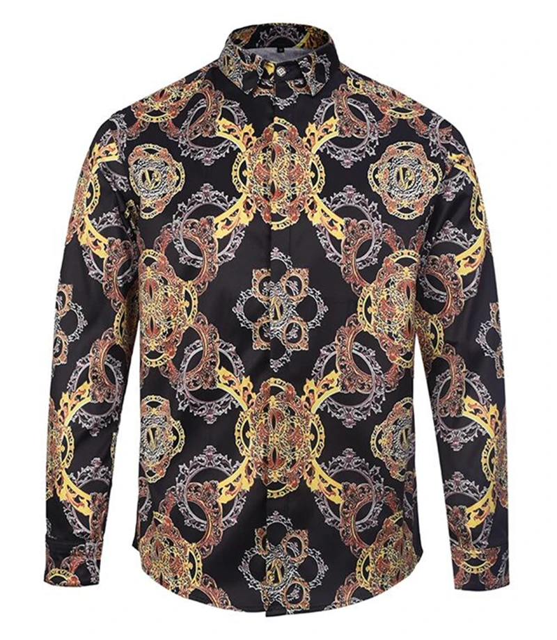 Высокое качество Новая мода slim fit Хлопок Мужские рубашки с длинным рукавом