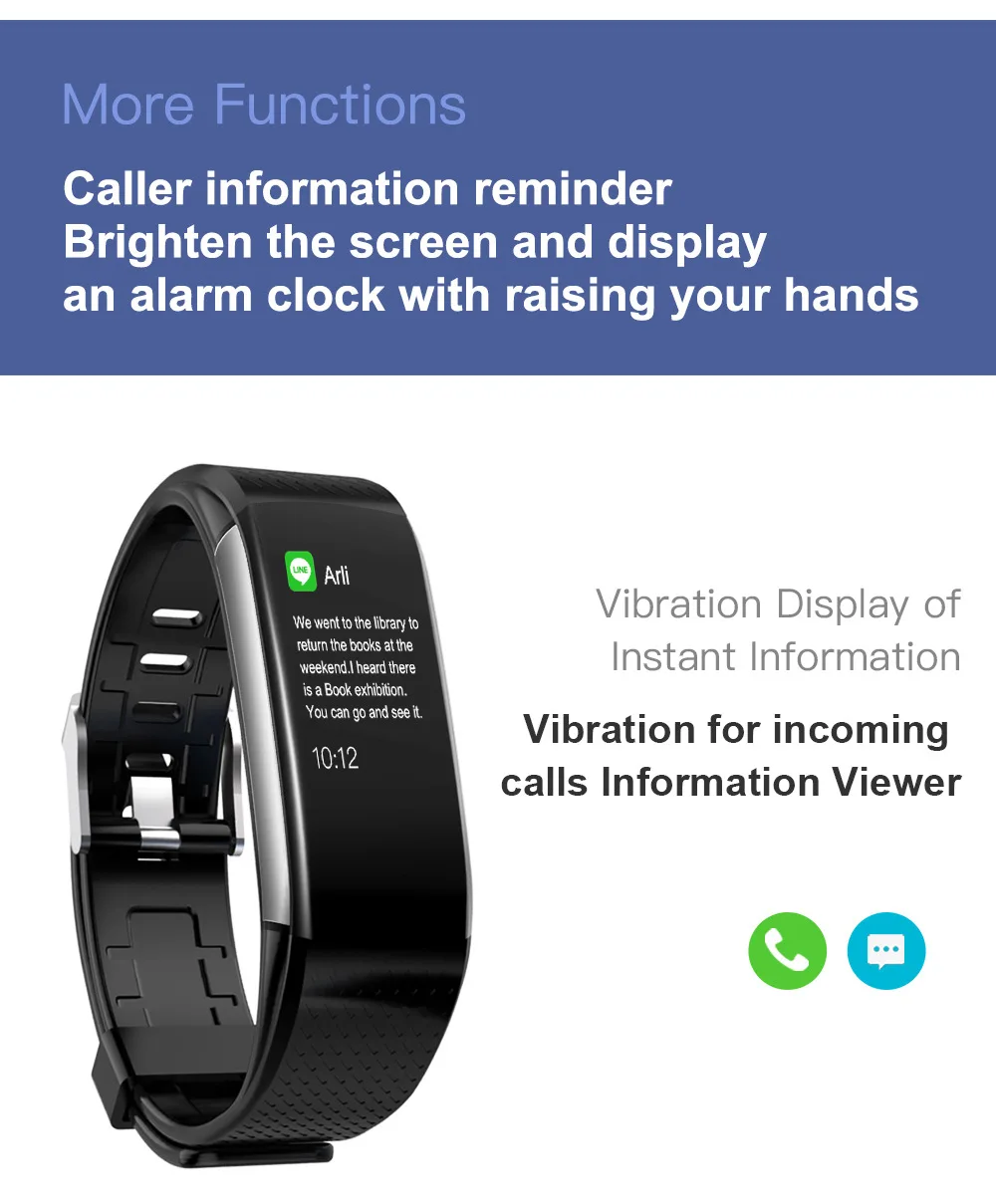 Smart watch обувь для мужчин и женщин ЭКГ смарт-браслет сердечный ритм, измеритель артериального давления, большой экран многофункциональная Android IOS smart watch