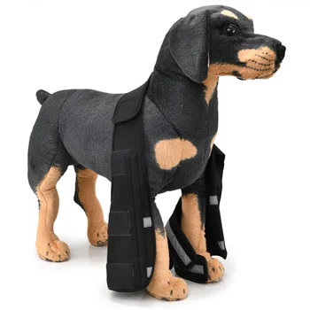 

Reflective Dog Knee Brace Adjustable Pet Knee Pads For Front Legs Wrap Injury Recover Legs Dog Protector