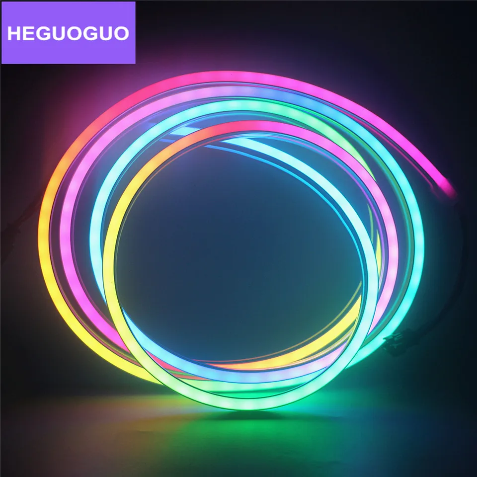 Flexible Pixel Neon Led Strips, Silica Gel Neon Lichter