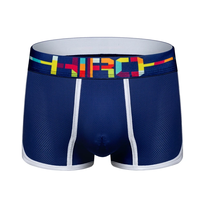 HIRO, сексуальное мужское нижнее белье, сетчатые трусы-боксеры, Cueca, Мужские дышащие мягкие хлопковые трусы, нижнее белье для мужчин, высокое качество