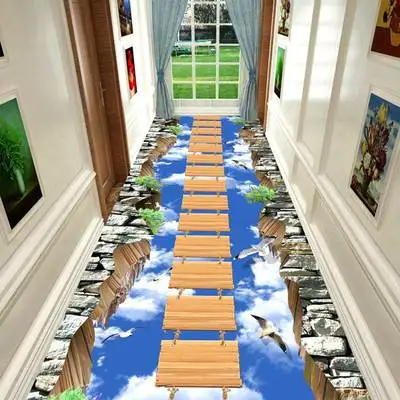 3D ковры Tapet Nordic сад Гостиная Коврик для прихожей Ванная комната LargeCarpet детской комнаты Кухня коврик анти-тапочки на нескользящей подошве с мягкой фланели - Цвет: picture