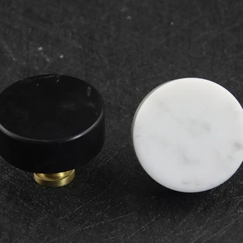 

Qiansi Furnitures Knob Cabinets Handle Marble Brass Handle Dressing Table Drawer Pull Kitchen Cabinet Door Handles and Knobs