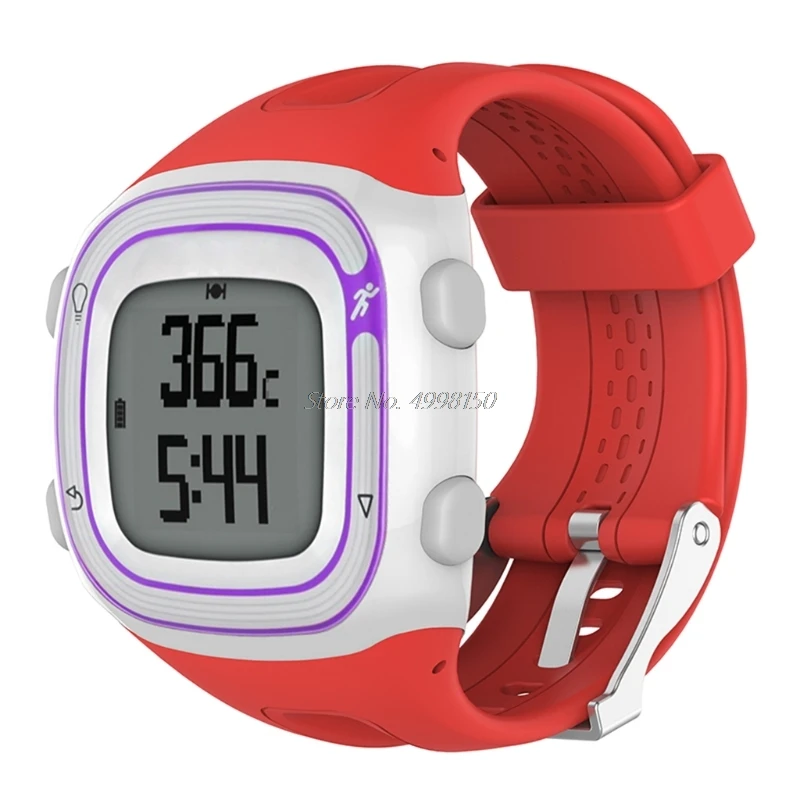 22 см 25 силиконовый спортивный браслет ремешок для Garmin Forerunner 10 15 GPS Smartwatch сменный