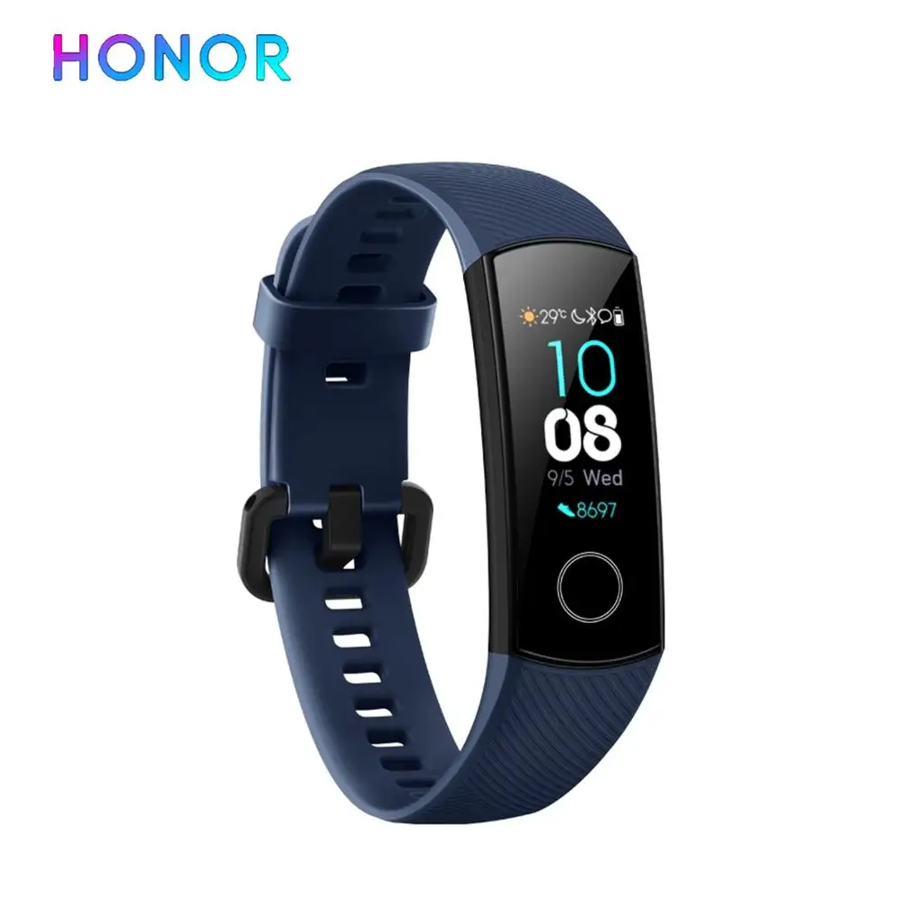 Смарт браслет Huawei Honor Band 5 трекер 4 с OLED дисплеем 0 95 дюйма водонепроницаемый фитнес
