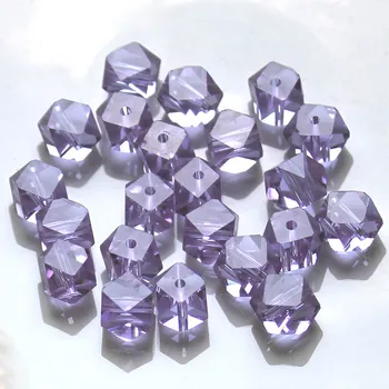 

100pcs Cube 8x8mm multi Colors Square Austria Crystal Glass Beads Cube Loose Spacer Bead DIY Jewelry Making