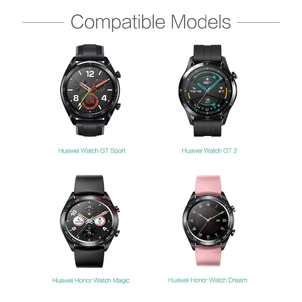 For Huawei Watch GT / GT2 Portable Wireless USB Cable Charging Dock Stand Power Magnetic Watch Charger for Honor GT 2 Glass Film