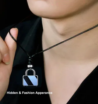 

Voice Activated Recording Mini Necklace Digital Recording Device Professional Long time Voice Recorder
