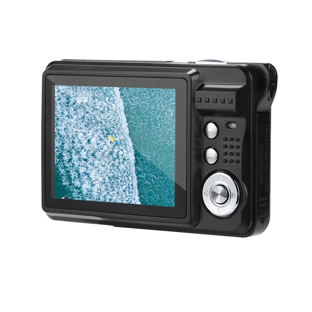 2.7HD Screen Digital Camera 18MP Anti-Shake Face Detection Camcorder Blank displays vivid image Anti-shake face detection F808