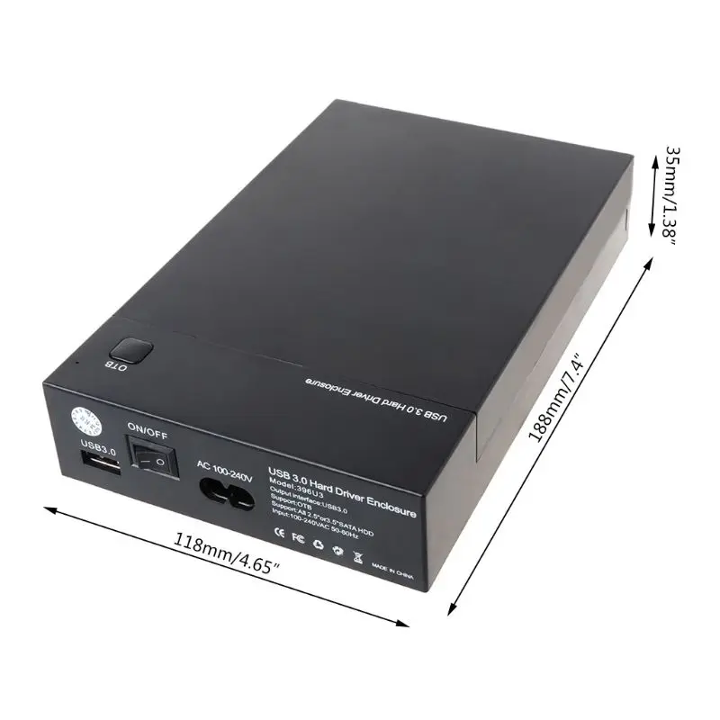 USB3.0 до 2," 3,5" SATA жесткий диск Внешний корпус SSD HDD диск Caddy X3UB