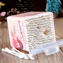 200 шт Новые красивые чистые двухглавые ватные палочки для женщин, для здоровья, для макияжа, ватные палочки, косметические Косметические палочки, для чистки ушей, горячая Распродажа