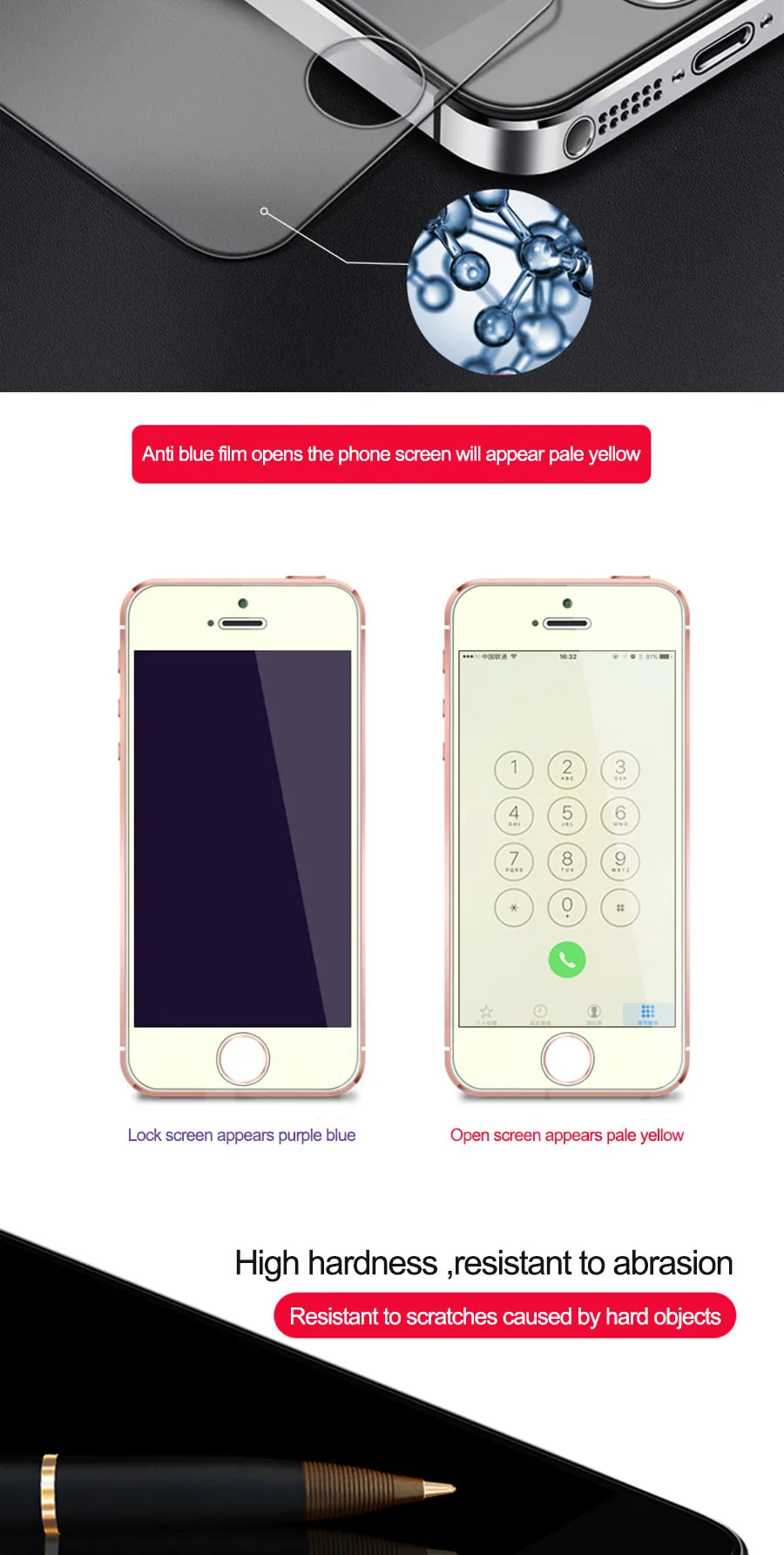Закаленное стекло 9H для Apple iPhone 5 5S 5C SE закаленное защитное стекло для экрана для iPhone 5S, SE 4S Защитная стеклянная пленка