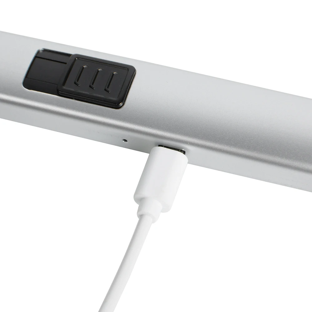 Электрическая дуговая Зажигалка USB заряжаемый без огня электронные зажигалки 360 ° гибкий переключатель безопасности шеи для кемпинга