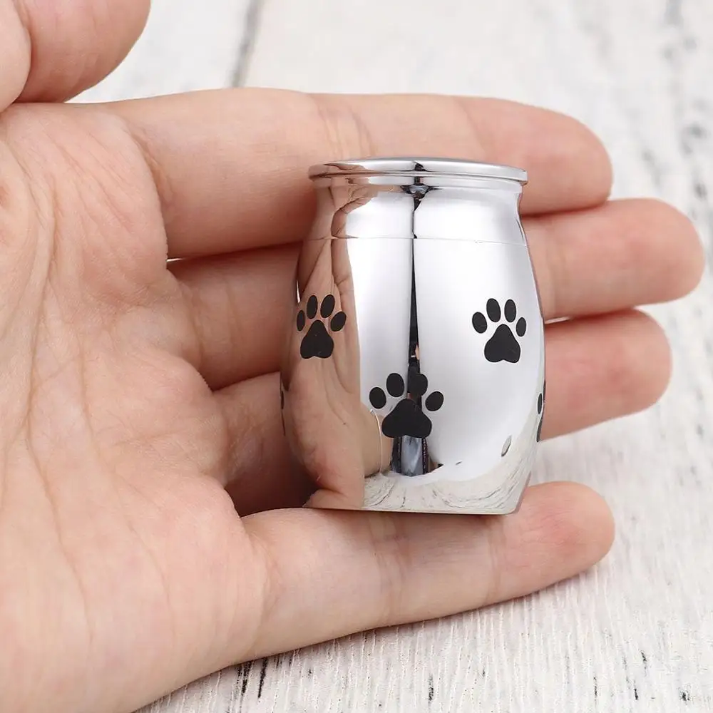 316 Stainless Steel Cremation Urn-Funeral Holder Keepsake High Polished Human Pet Ashes