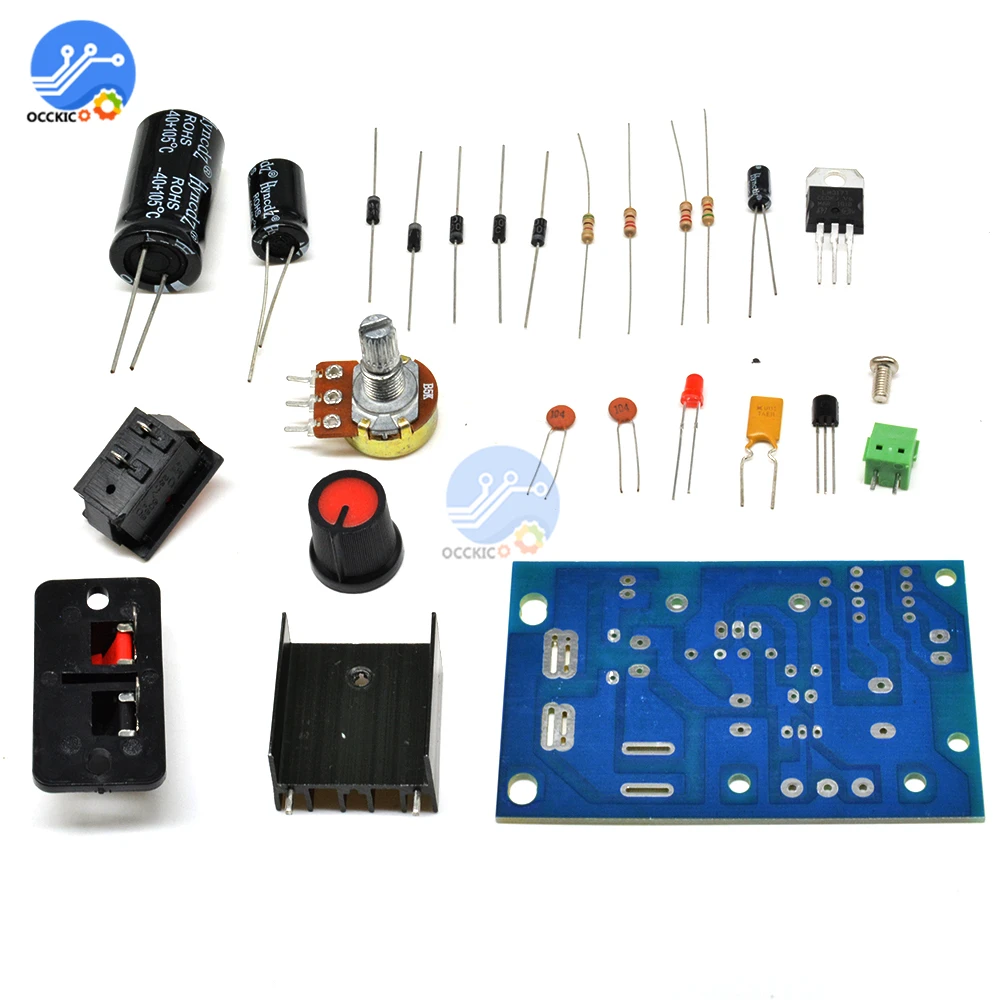 LM317 понижающий DC 5V 35V до 1 25 V 30V DIY наборы AC/DC блок питания|step down|step down dcstep dc |