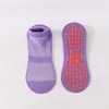 Chaussettes de sol antidérapantes en Silicone pour femmes, 1 paire, respirantes, en coton, pour Yoga, danse, Ballet, Fitness, Pilates 5