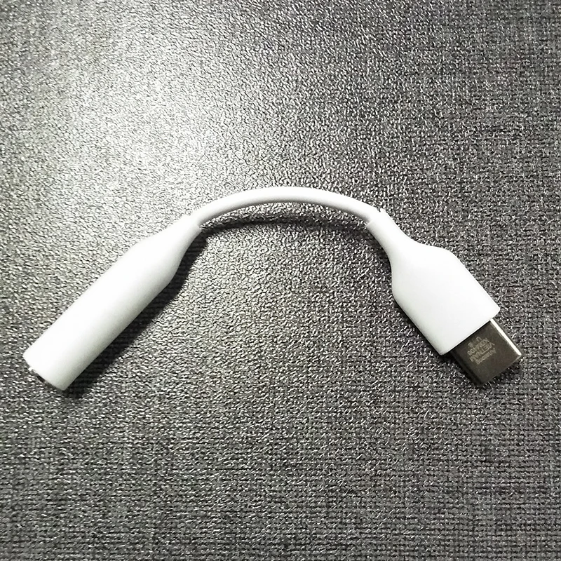 White(Without Box) Кабель для наушников SAMSUNG type C 3,5 с разъемом USB C до 3,5 мм адаптер для наушников AUX для SAMSUNG Galaxy Note 10 Plus 10+ A90 A80 A60 A8S - Color: White(Without Box)