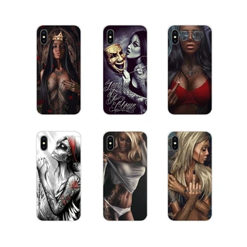 

For Huawei Honor 4C 5C 6X 7 7A 7C 8 9 10 8C 8S 8X 9X 10I 20 Lite Pro Sexy Sleeve Tattooed Girl Accessories Phone Shell Covers