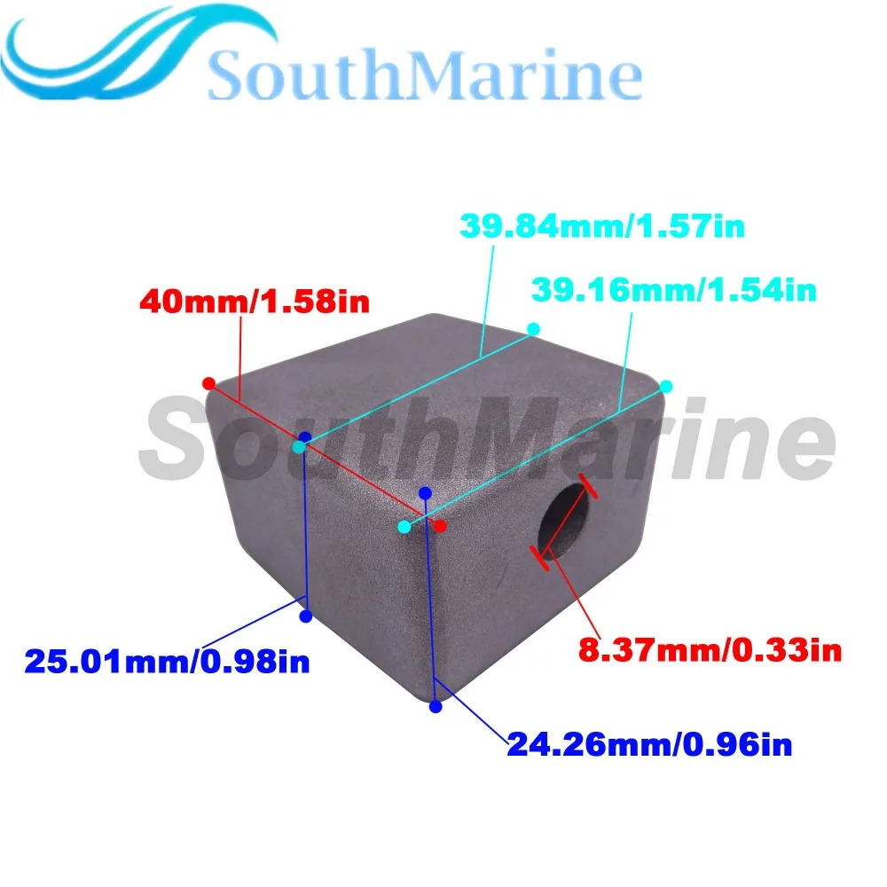0393023 0436745 393023 436745 алюминиевый анод для подвесного двигателя Evinrude Джонсон OMC 60HP-300HP, Sierra морской 18-60