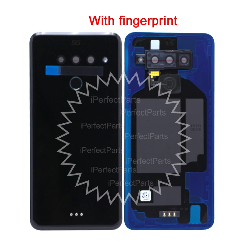 Чехол для LG V50 ThinQ 5G LM-V500 LM-V450PM задняя крышка для батареи Задняя панель для ремонта Запасная часть