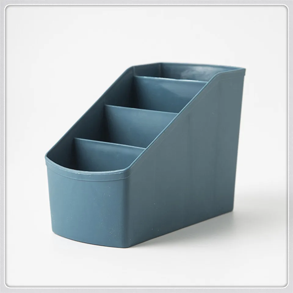 Desk Organizer B MSJO Настольный органайзер, офисный держатель для карандашей, милый канцелярский ящик, макияж, Настольный стеллаж для столовых приборов, пластиковый 4 Сетчатый Контейнер для хранения - Цвет: Desk Organizer B