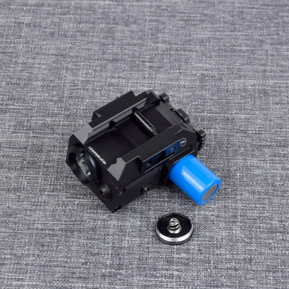 Combo Tactical Weapon Flashlight + Red/Green Laser Sight For Pistol Gun Rifle Self Defense Hunting With Picatinny Rail
