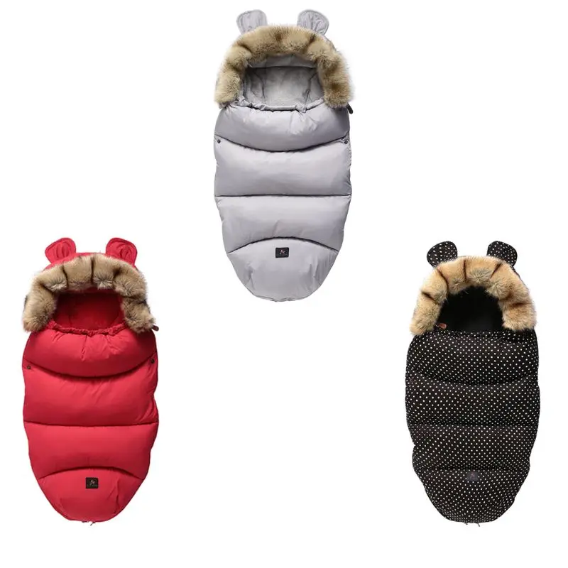 Baby Stroller Sleeping Bag Winter Warm Sleepsacks Robe Newborn Infant