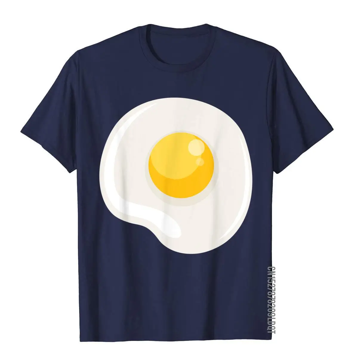 Halloween Egg Omelette Costume Shirt for Kids Men Women T-Shirt__B12564navy