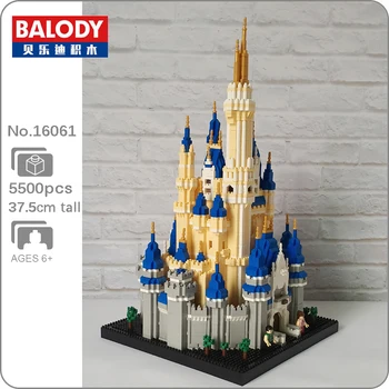 

Balody 16061 World Famous Architecture Royal Big Castle 3D Model DIY Mini Diamond Blocks Bricks Building Toy for Children no Box