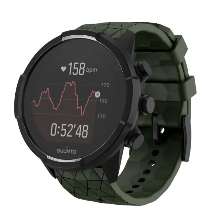 Ремешок Смарт часы ремешок силиконовый замена для Suunto 9 Baro медь X-Best