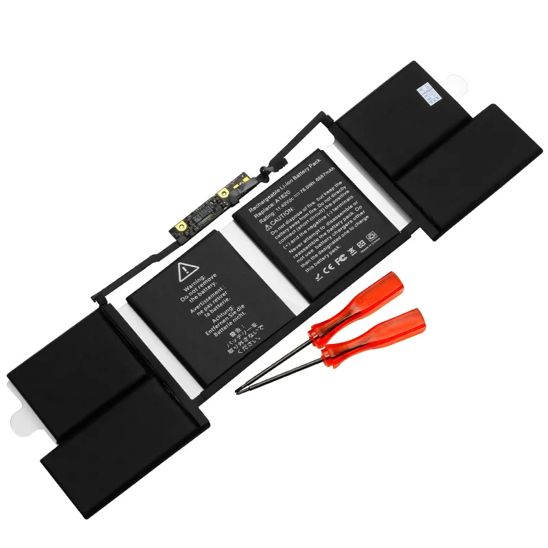 Apexway 76WH 11.4V A1820 LAPTOP Battery For APPLE MACBOOK PRO 15" A1707 YEAER with Tools Screwdriver Battery