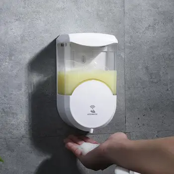 

600ml Automatic Soap Dispenser Wall Sensor Liquid Soap Dispensers Hand Sanitizer Detergent Dispenser Organizer Bathroom Kitchen
