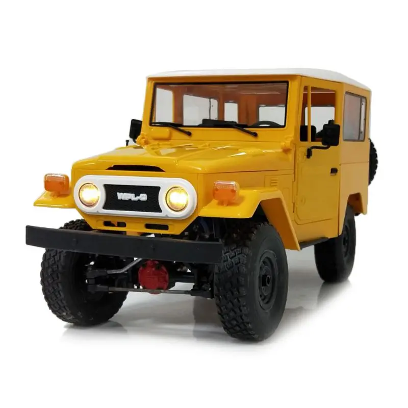 1:16 WPL радиоуправляемые машинки C34 2,4G Управление RTR игрушки багги грузовики внедорожники игрушки для детей - Цвет: Цвет: желтый
