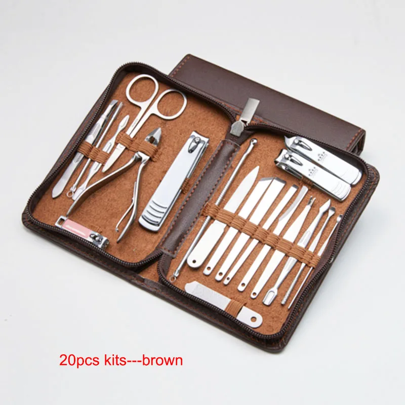 Cuidado de Segurança Pinça de Enfermagem Tesoura para o Bebê e Crianças Prego Clipper Trimmer Conjunto Peças Recém-nascidos Múmia Manicure 20 15 Cuidados c/ unhas